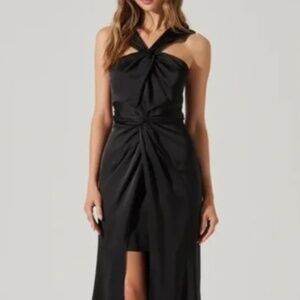 NWT Astr Black Maxi Dress